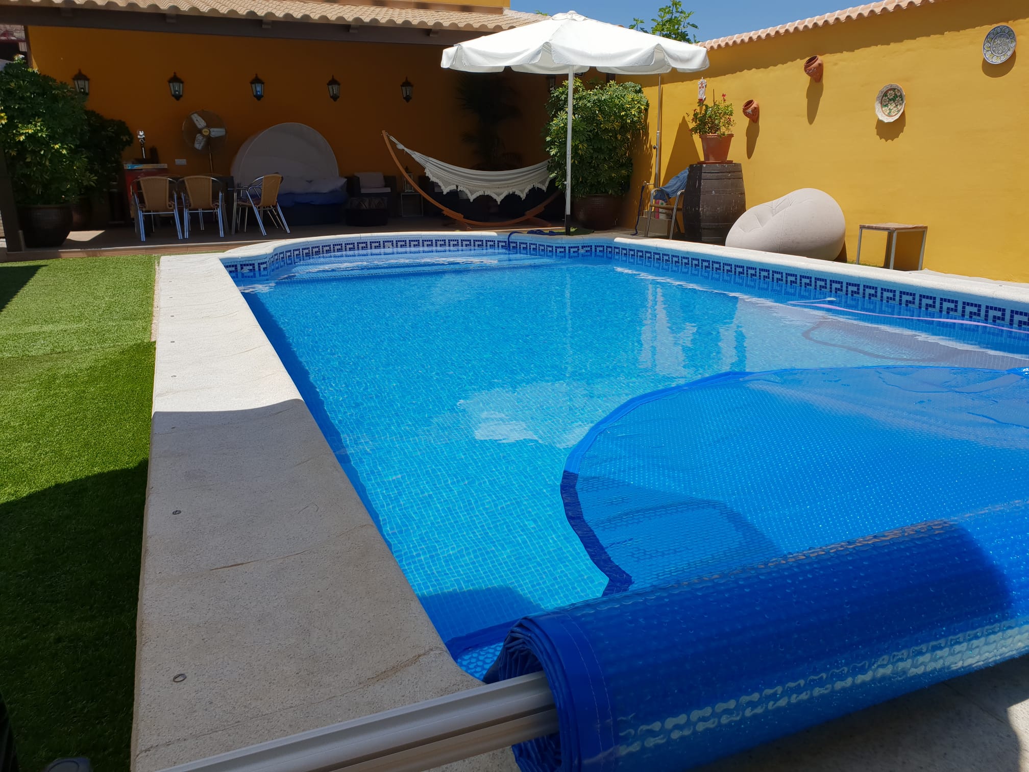 Piscina impermeabilizada