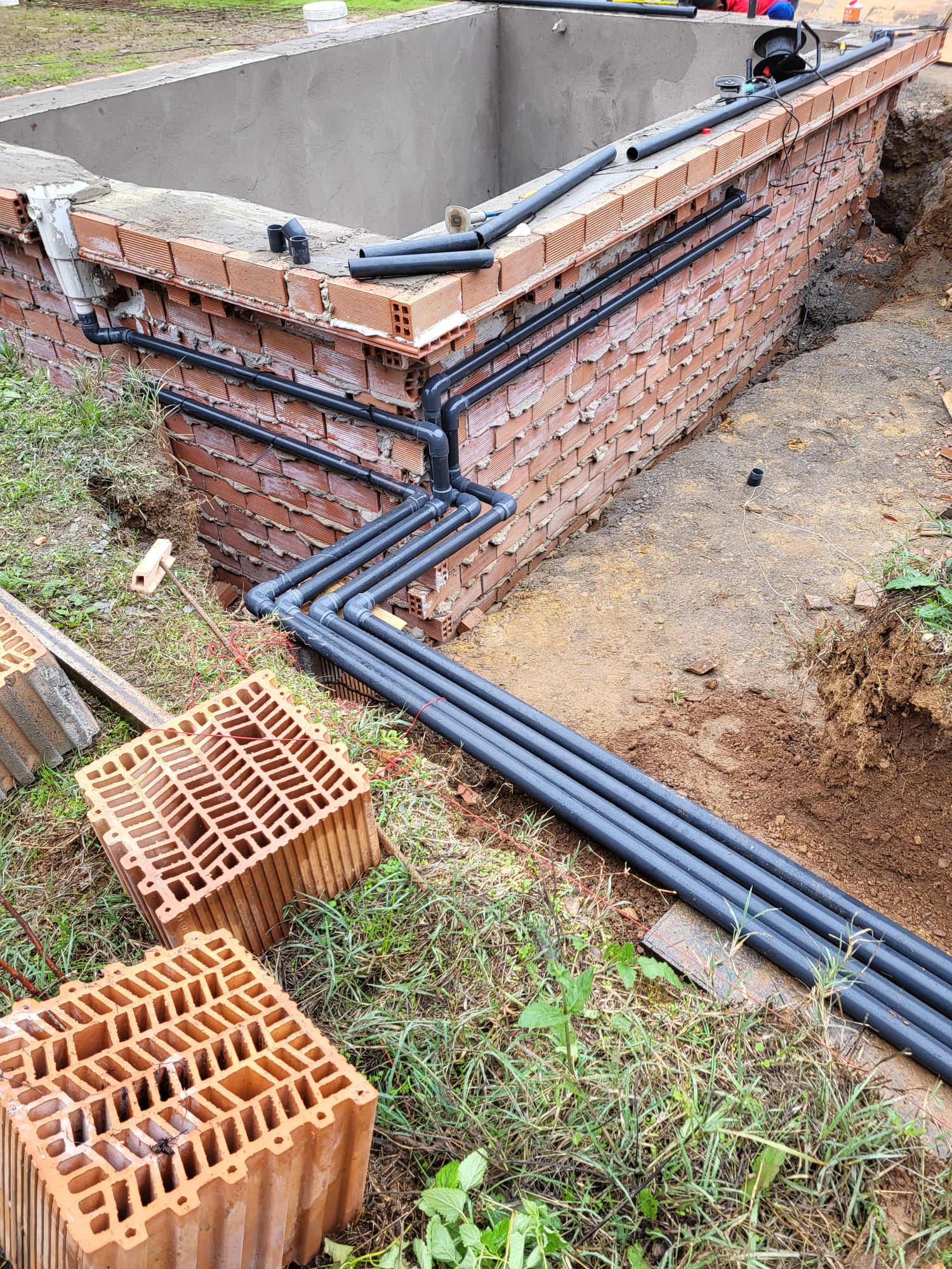 Construcción de piscina